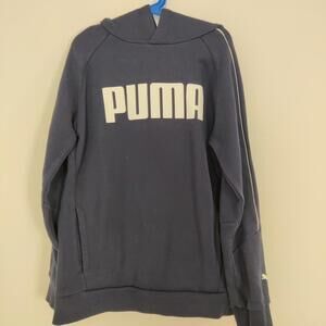 Puma Boy's Navy Hoodie Size Youth XL 14 16 Years Old Loungewear